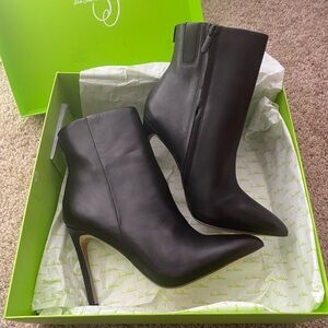 Sam Edelman Black Heeled Boots